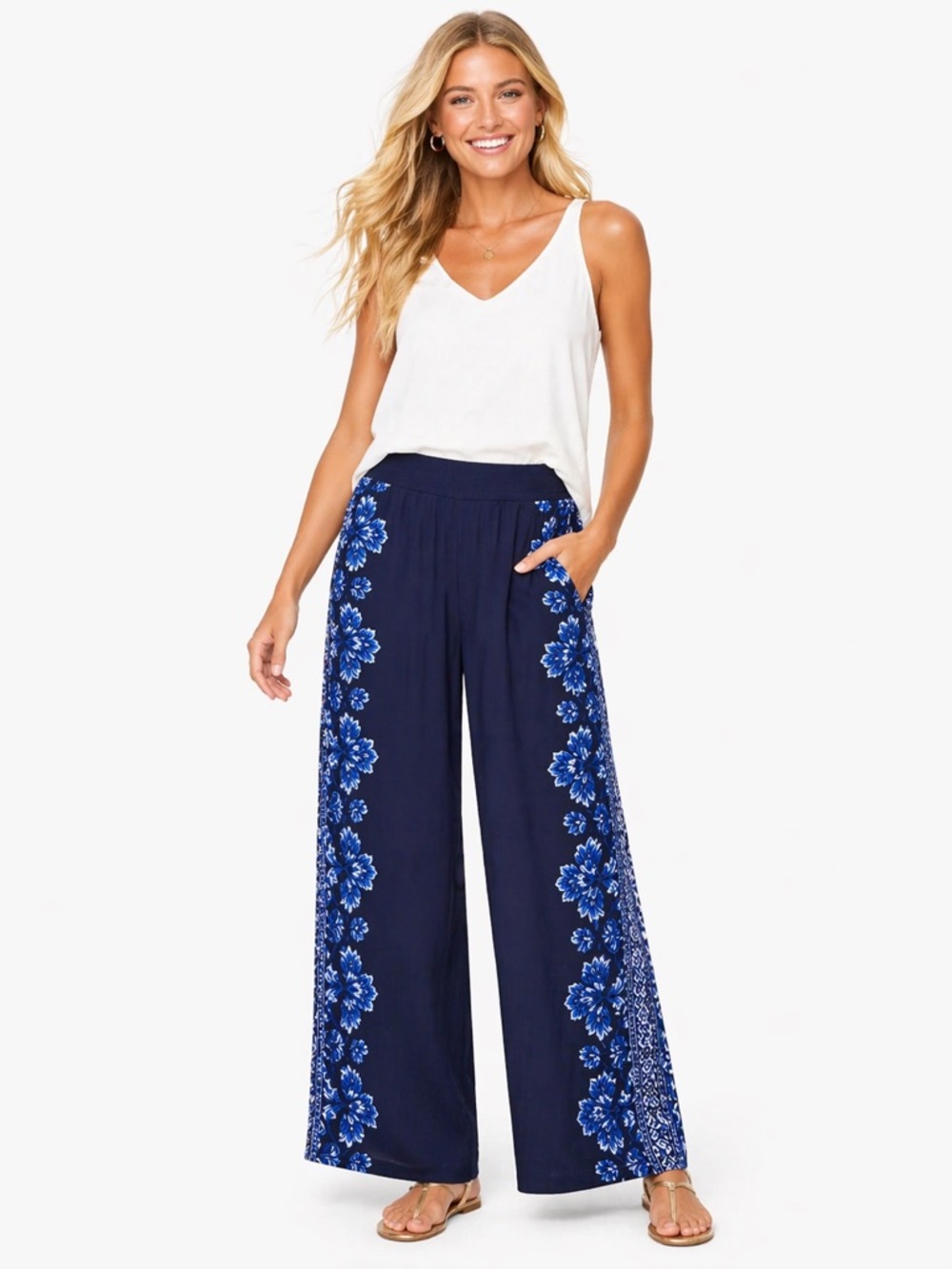 🌺 Lilly Pulitzer Bal Harbour Palazzo Pants